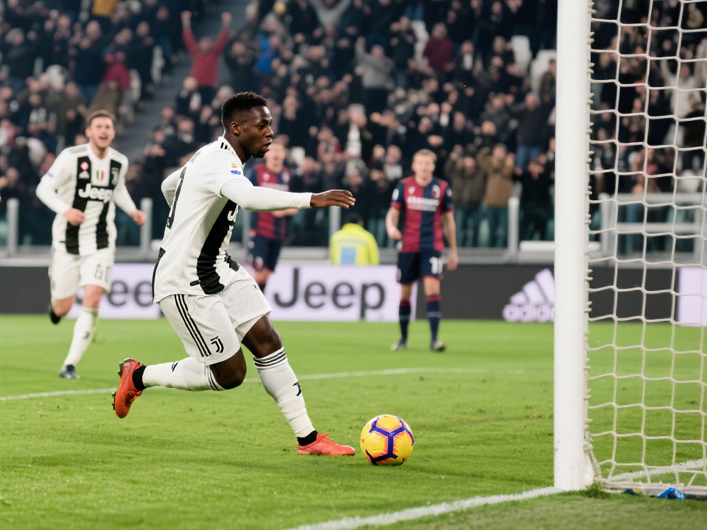 图拉姆弧顶轰门得分!尤文1-0力克博洛尼亚! 在足球的世界里,每一个精彩的进球都能点燃