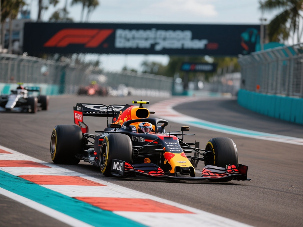 维斯塔潘称霸F1迈阿密大奖赛排位赛,勇夺杆位 在迈阿密这条充满挑战的赛道上,维斯塔潘展