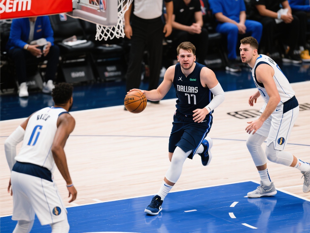 东契奇半场送出的6次助攻与争夺下的4个篮