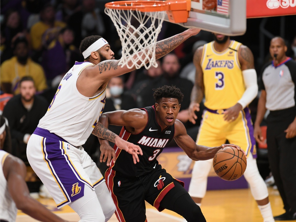 约翰逊迅猛突破直捣内线,力抗浓眉长臂封堵强势上篮得分 以这场比赛为例,约翰逊面对的是湖人队的顶