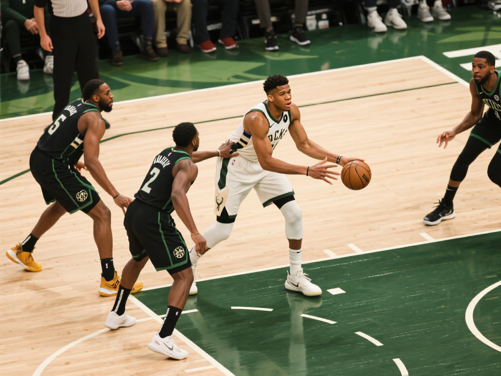 震撼全场!阿德托昆博狂揽35分17板20助2断! 以一次具体的进攻回合为例,在比赛还剩3分